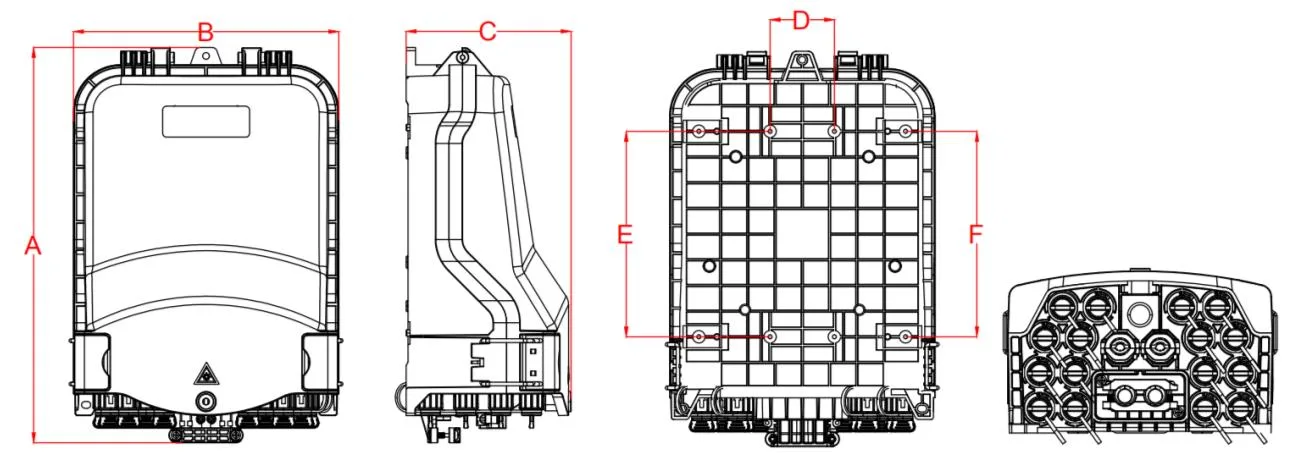 Pre-connectorized Fiber Optic Cable Distribution Box GFS-16SX